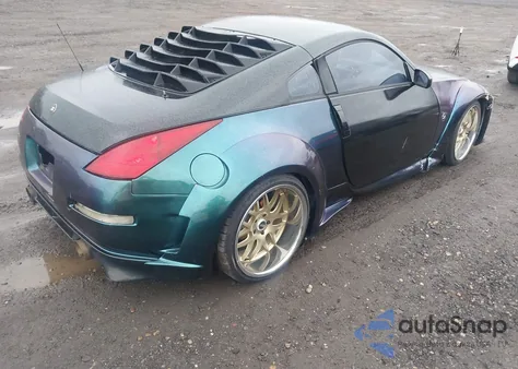 2004 Nissan 350Z Touring из США, поврежденный, VIN JN1AZ34D64T153417
